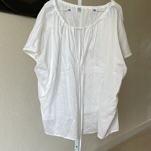 Toteme beautiful oversized drape tunic blouse